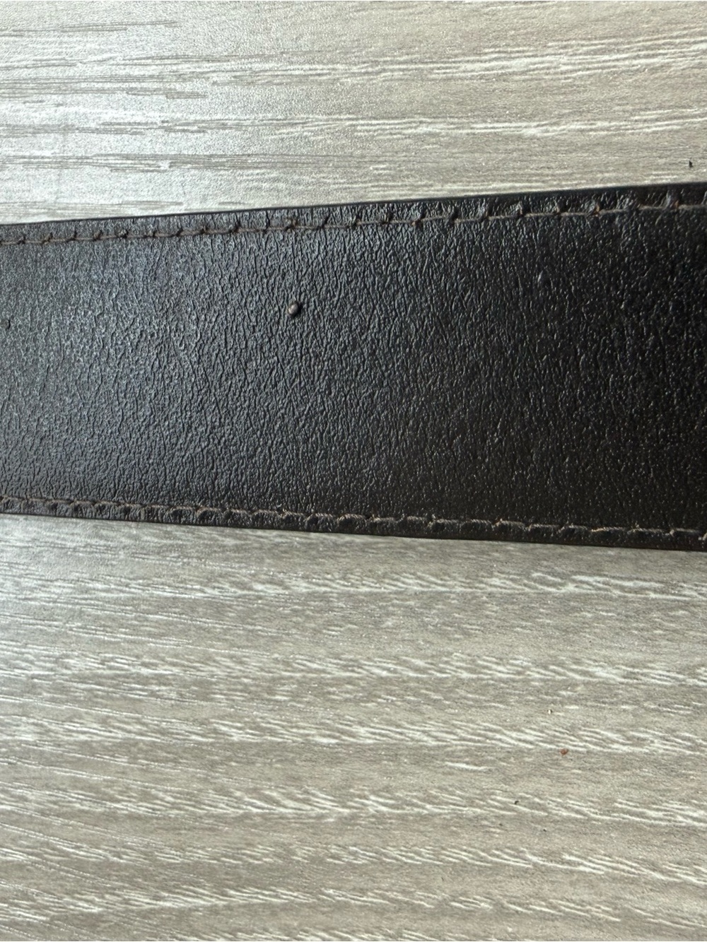 L’Aigle Paris New York Vintage Men’s Brown Leather Dress Belt 38 Fathers Day Gif - Picture 5 of 16